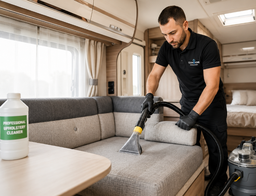 Professional caravan upholstery cleaning for a fresher and more comfortable interior